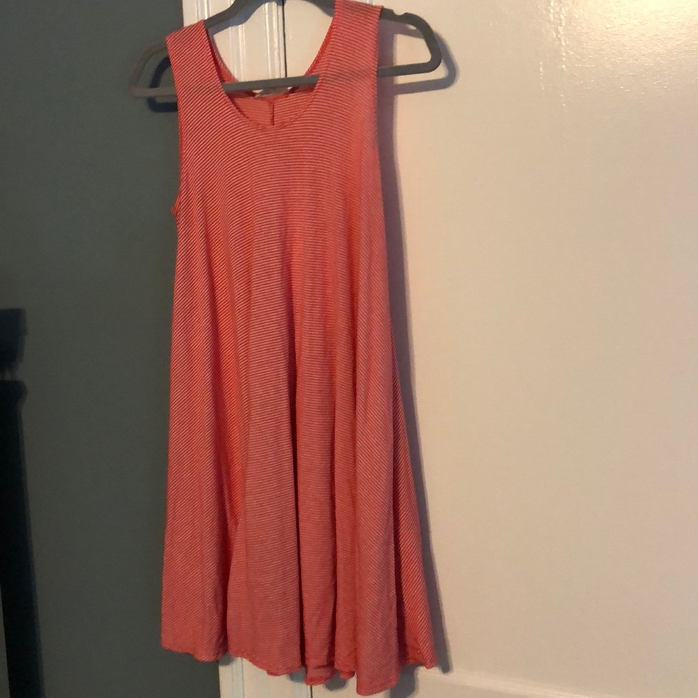 Lightly worn striped cotton dress
